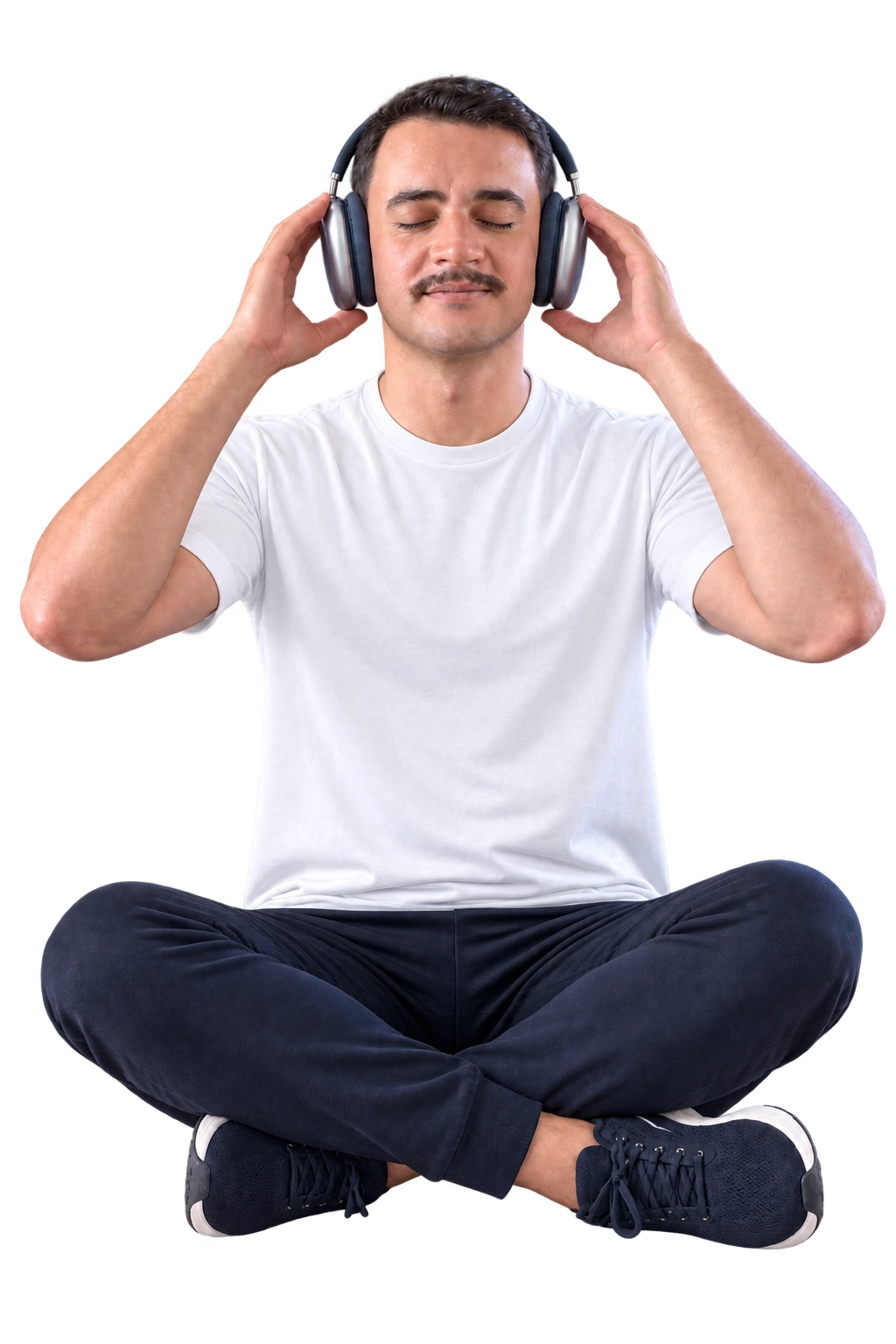 Psicólogo Mateus ouvindo um dos áudios do SOS Apego